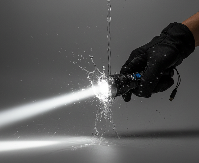 Blinding Tactical Flashlight