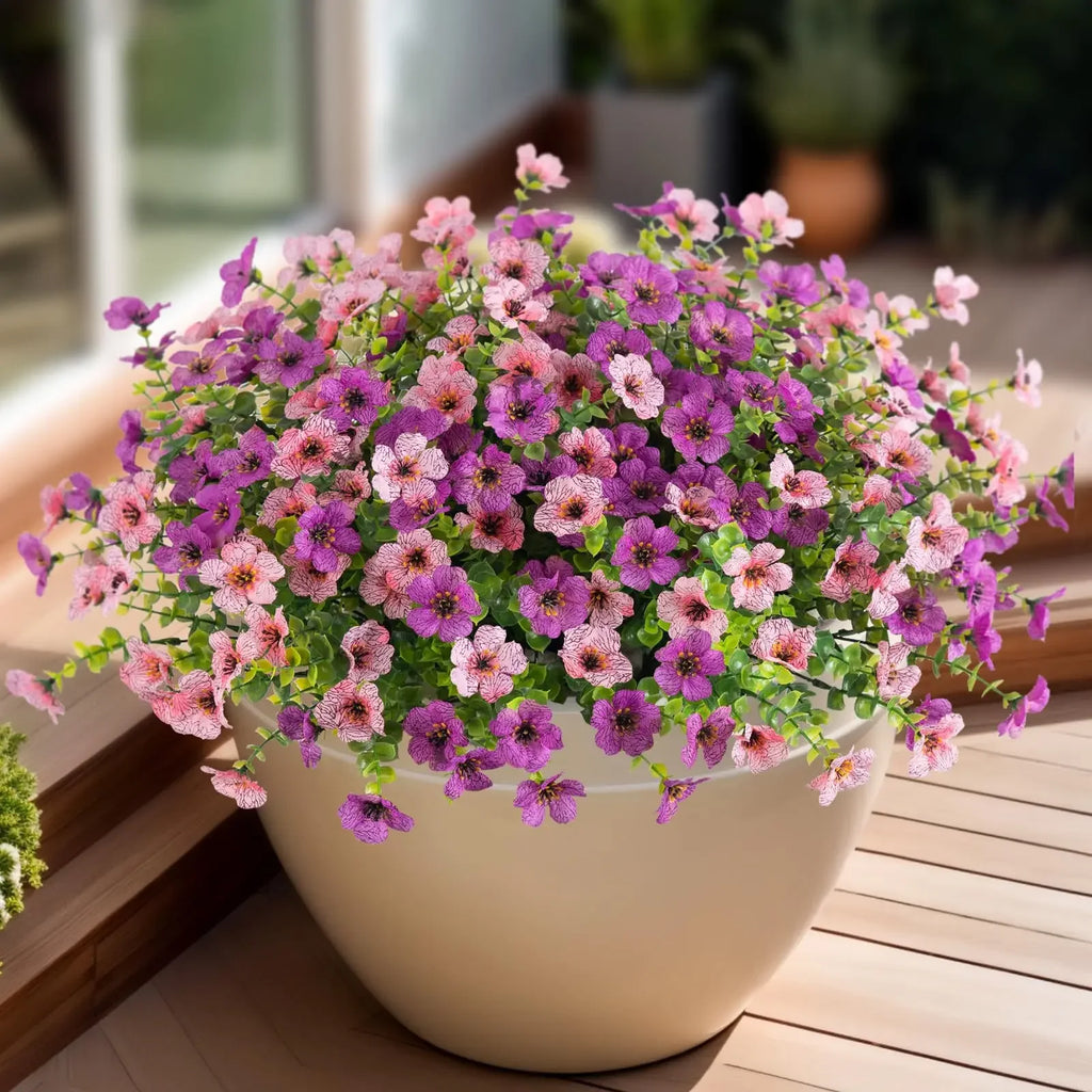 UV-Resistant EverGreen Faux Garden Shrubs